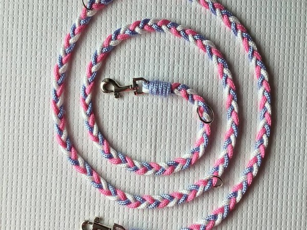Hundeleine geflochten 200cm (NEU)
