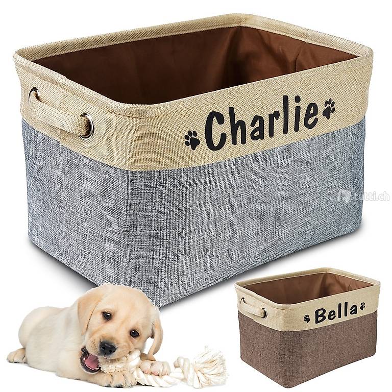  Hundespielzeug Korb mit Namen