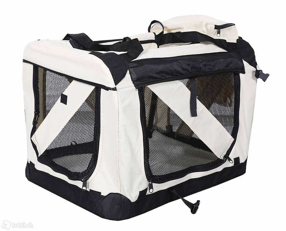  Hundebox faltbar L beige
